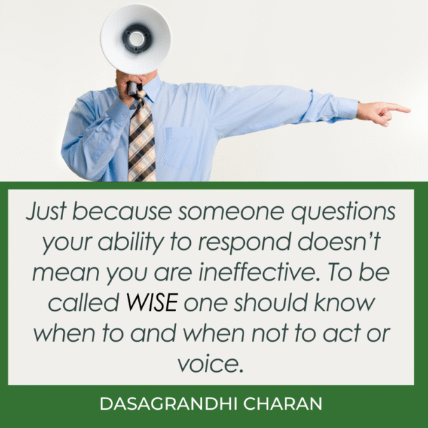 Know when to voice and when not to
