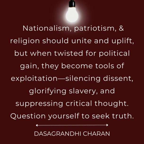 Purpose of Nationalism, Patriotism and Religion